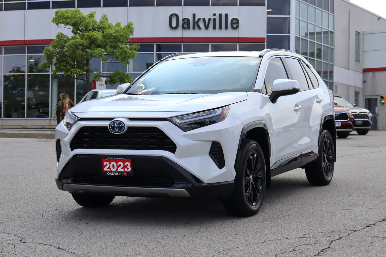 White (Wind Chill Pearl) 2023 Toyota RAV4 Hybrid SUV / Crossover All-Wheel Drive