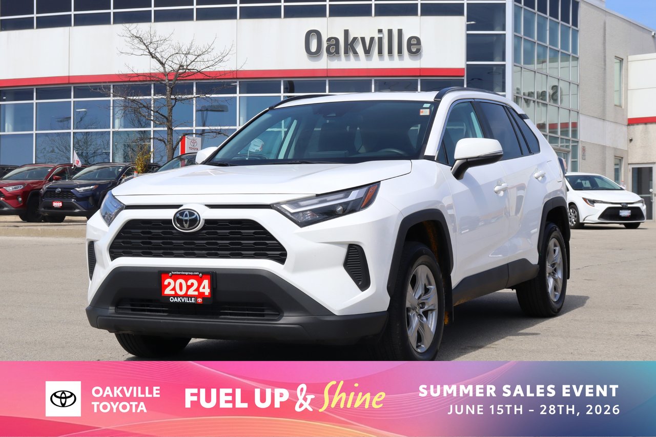 White 2024 Toyota RAV4 XLE AWD SUV / Crossover All-Wheel Drive 8-Speed Automatic