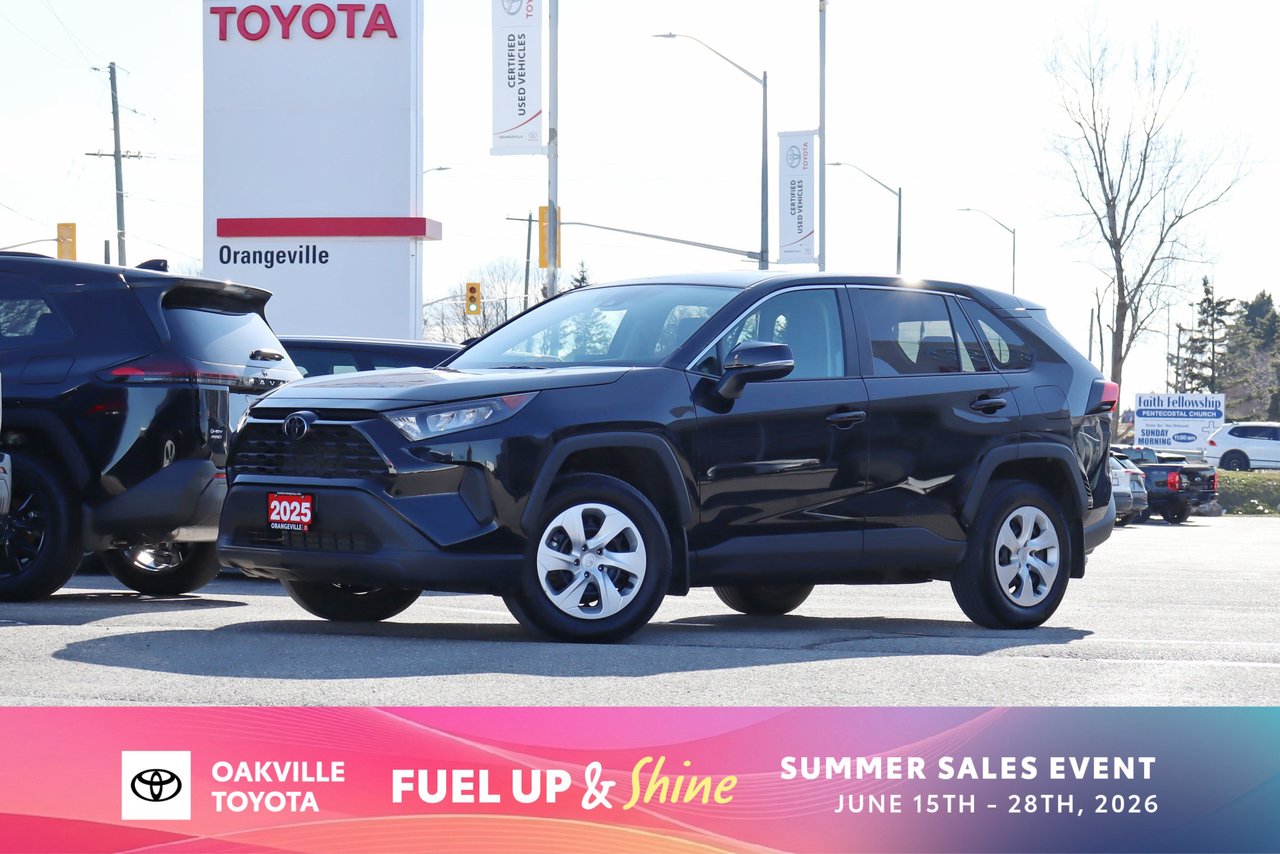 Midnight Black Metallic 2025 Toyota RAV4 SUV / Crossover All-Wheel Drive Automatic