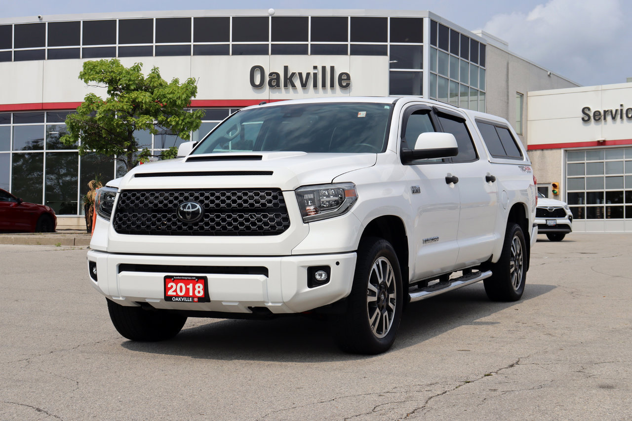 Alpine White 2018 Toyota Tundra Pickup Truck Four-Wheel Drive Automatic