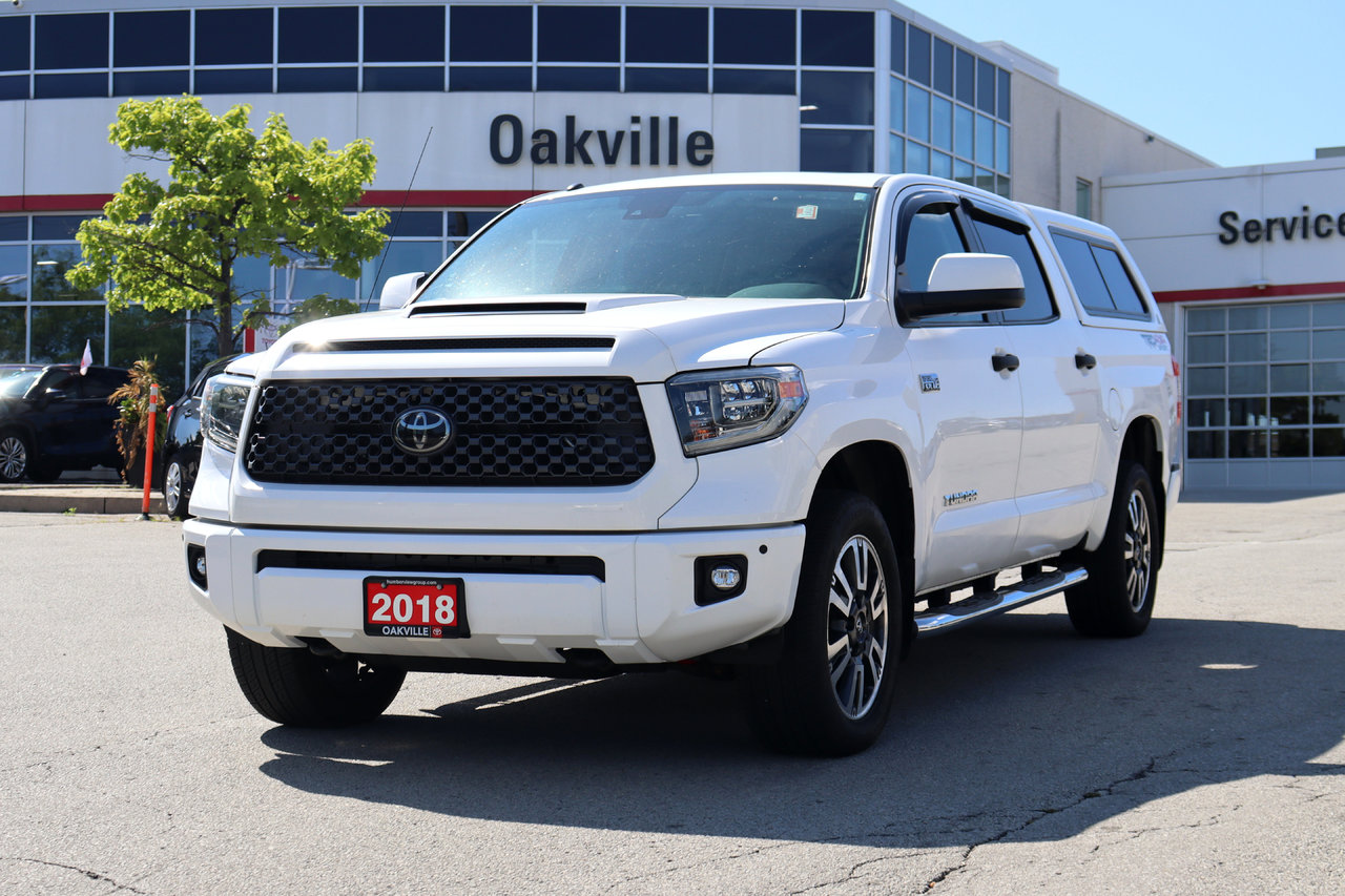 Alpine White 2018 Toyota Tundra Pickup Truck Four-Wheel Drive Automatic