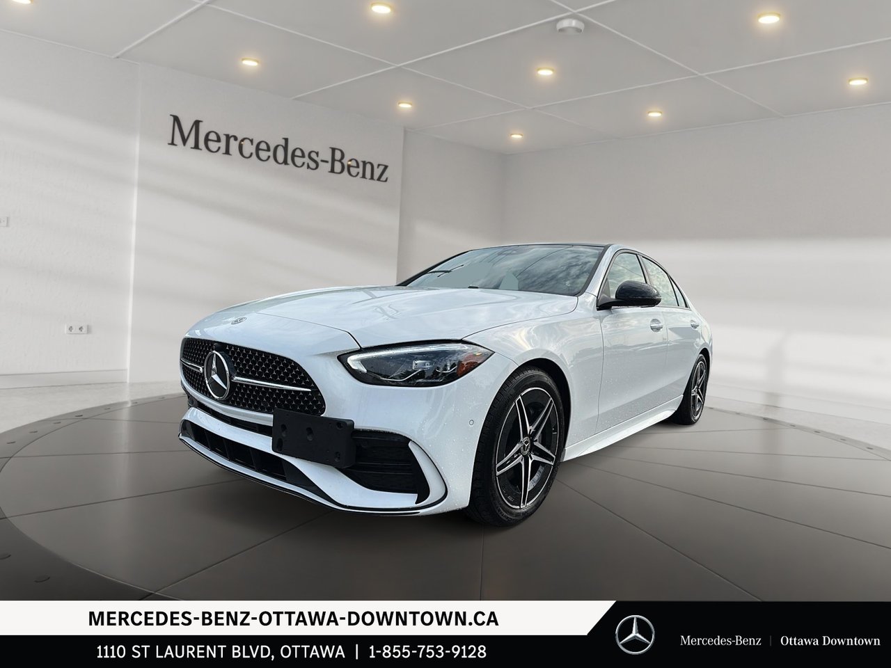 Polar White 2026 Mercedes-Benz C-Class Sedan All-Wheel Drive Automatic