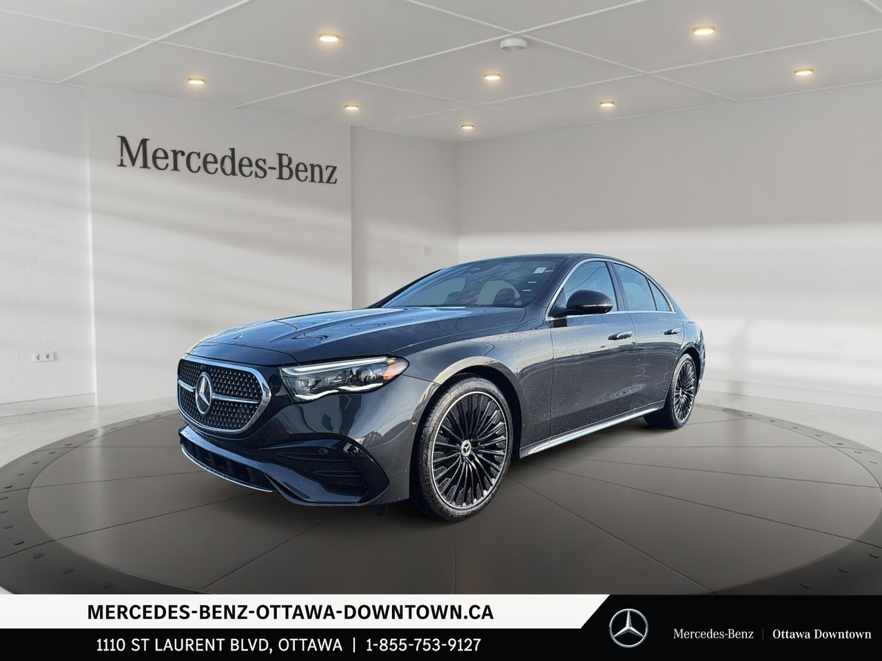 Gray (Graphite Grey Metallic) 2026 Mercedes-Benz E-Class Sedan All-Wheel Drive Automatic