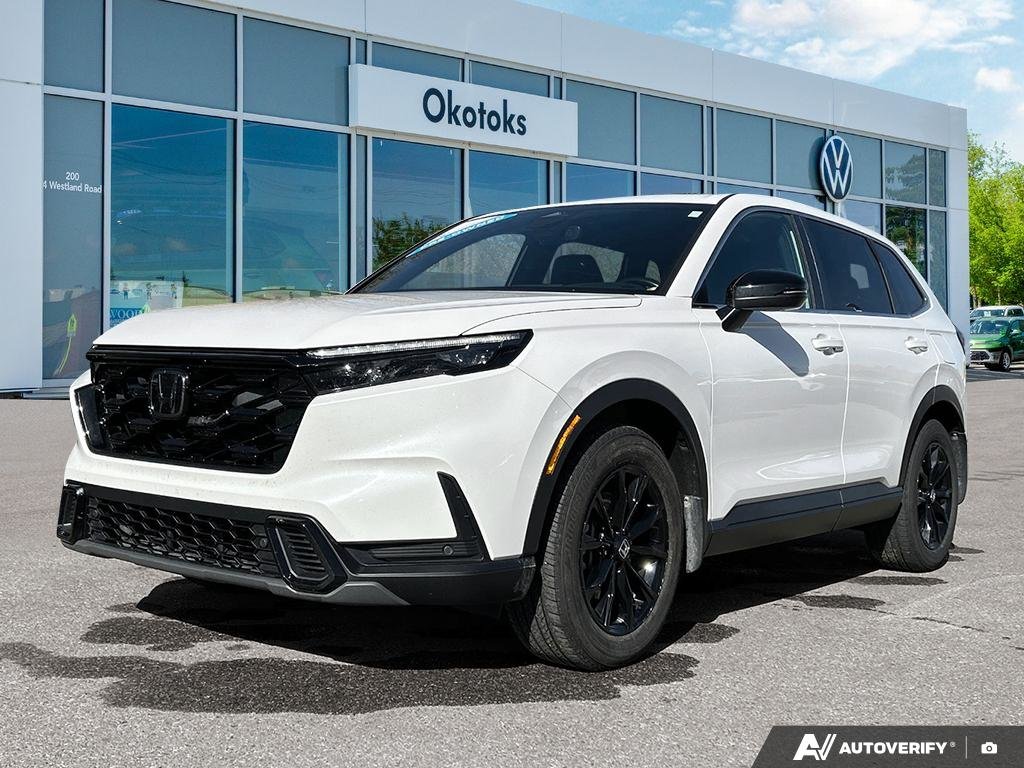 White 2025 Honda CR-V Hybrid SUV / Crossover Continuously Variable Transmission