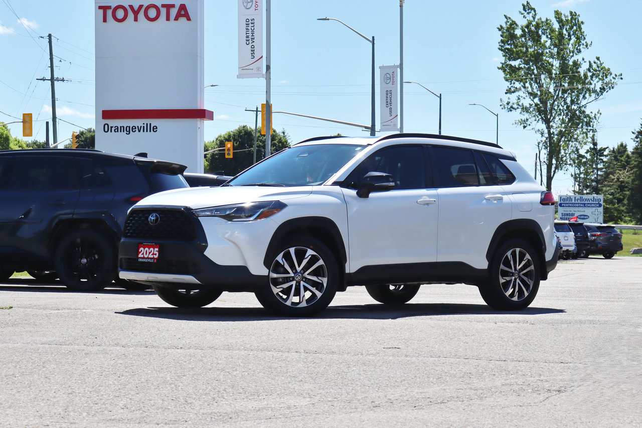 White (Wind Chill Pearl) 2025 Toyota Corolla Cross SUV / Crossover All-Wheel Drive 
