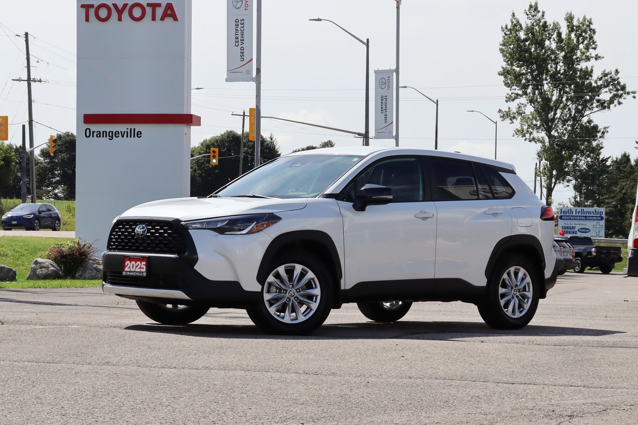 White (Wind Chill Pearl) 2025 Toyota Corolla Cross SUV / Crossover All-Wheel Drive 