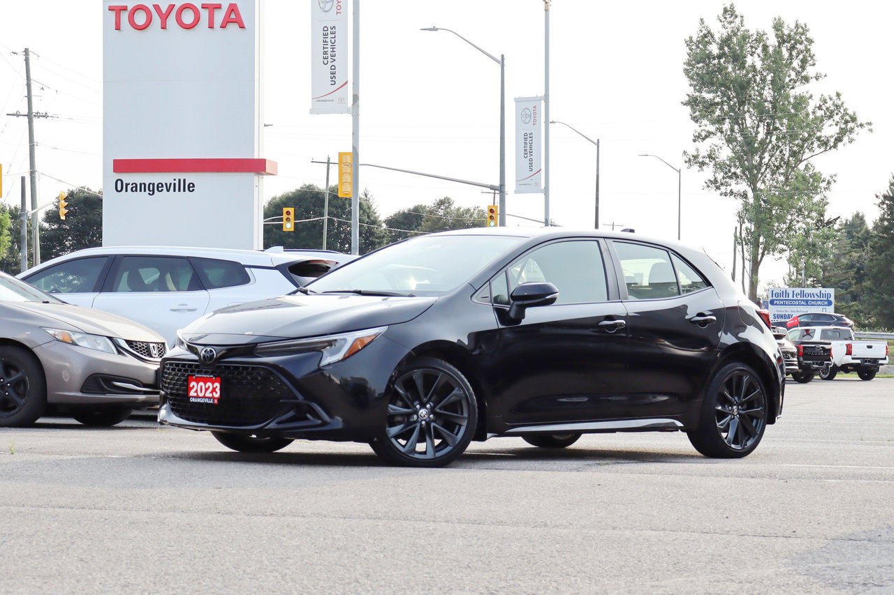 Midnight Black (Met) 2023 Toyota Corolla Hatchback Hatchback  Continuously Variable Transmission