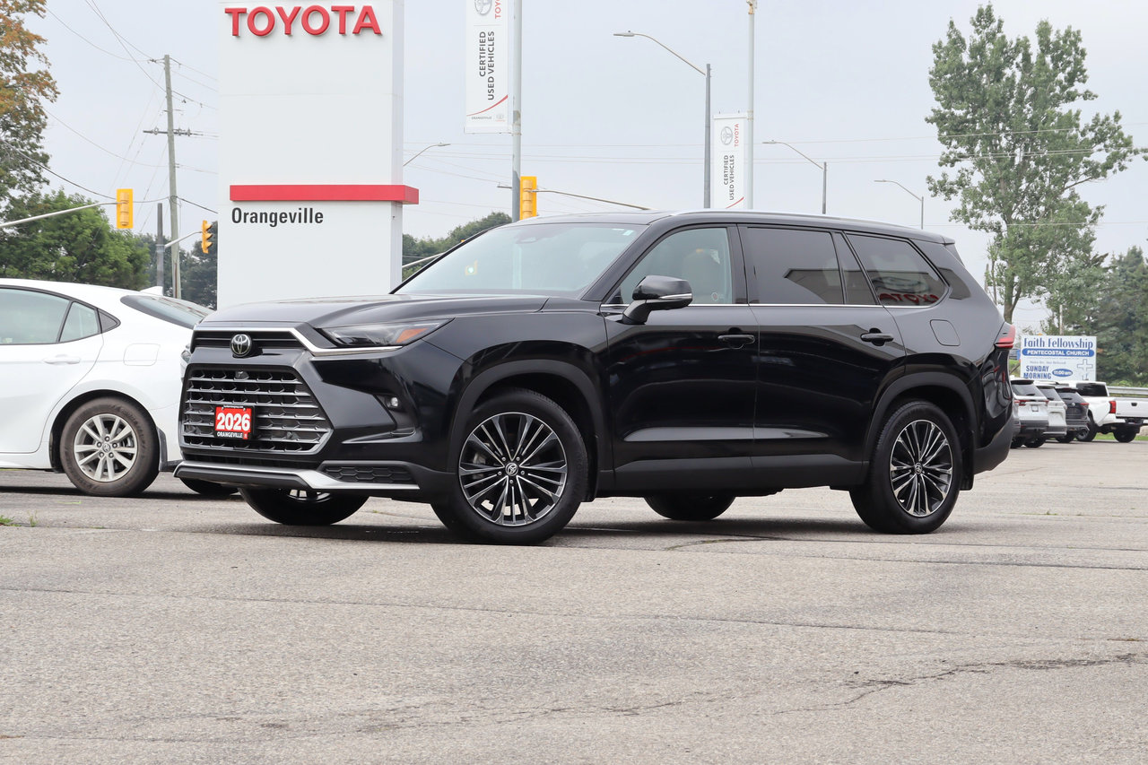 Midnight Black Metallic 2026 Toyota Grand Highlander Hybrid SUV / Crossover All-Wheel Drive Automatic