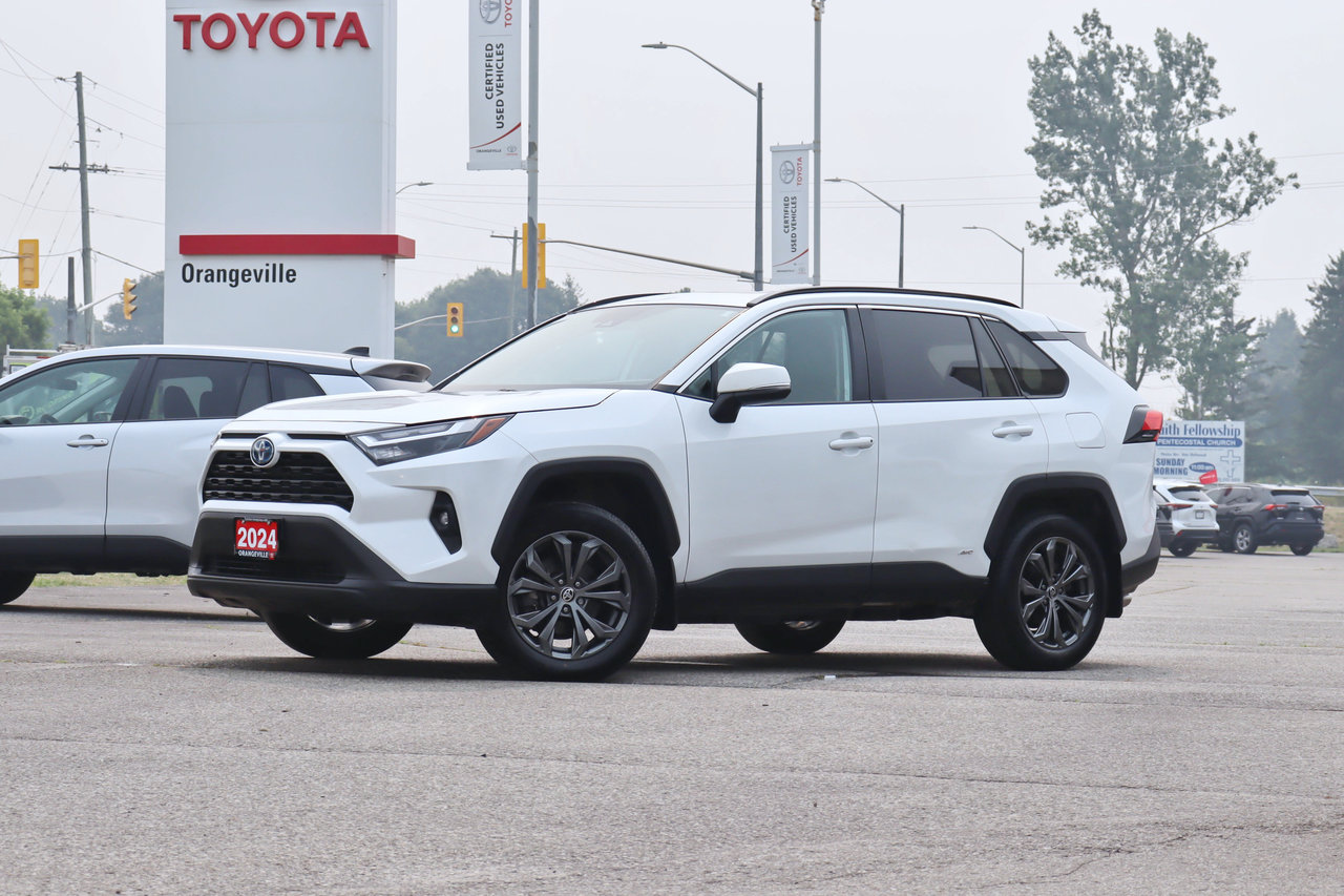 White (Wind Chill Pearl) 2024 Toyota RAV4 Hybrid SUV / Crossover All-Wheel Drive