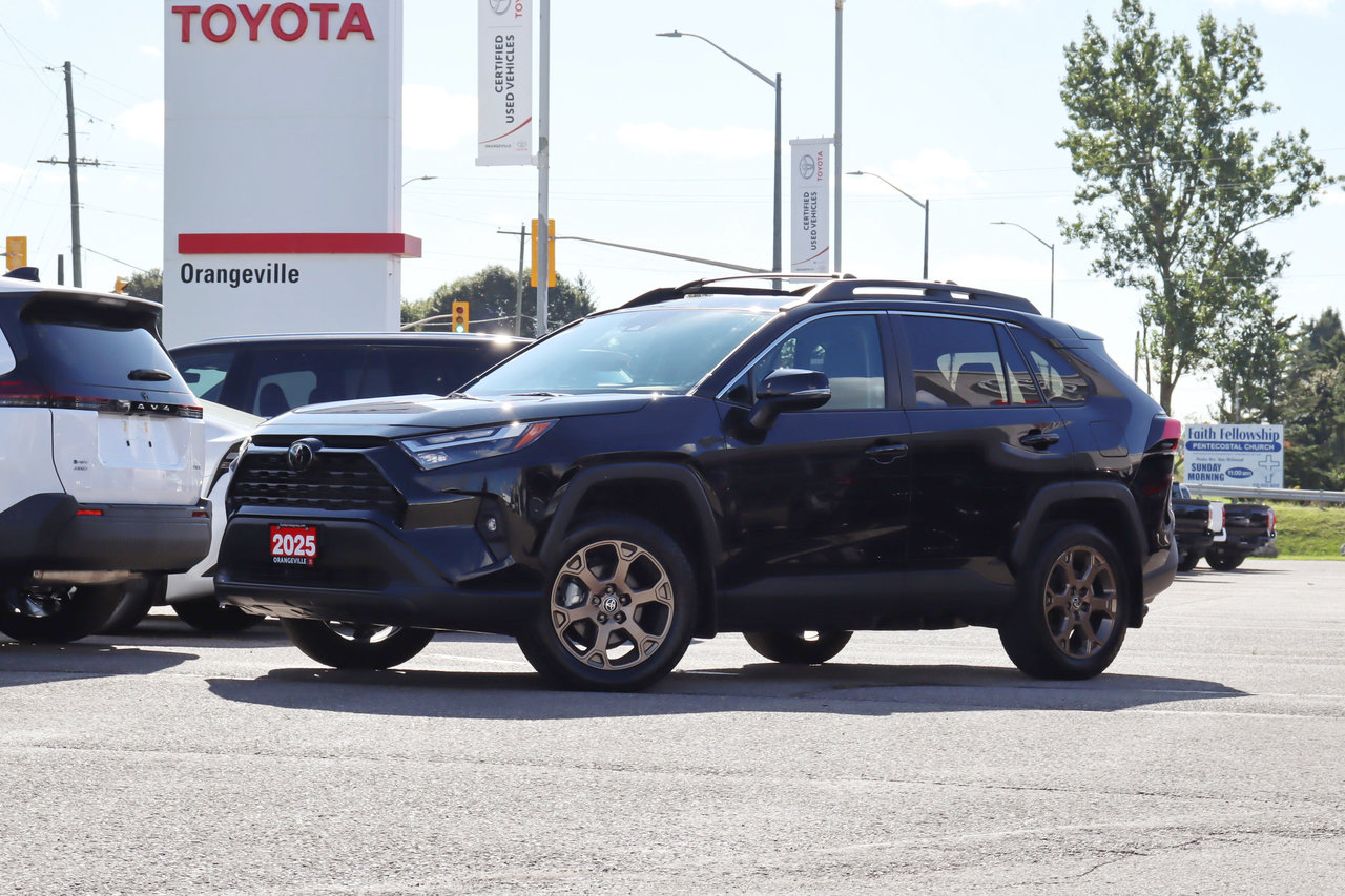 Midnight Black Metallic 2025 Toyota RAV4 Hybrid SUV / Crossover All-Wheel Drive 