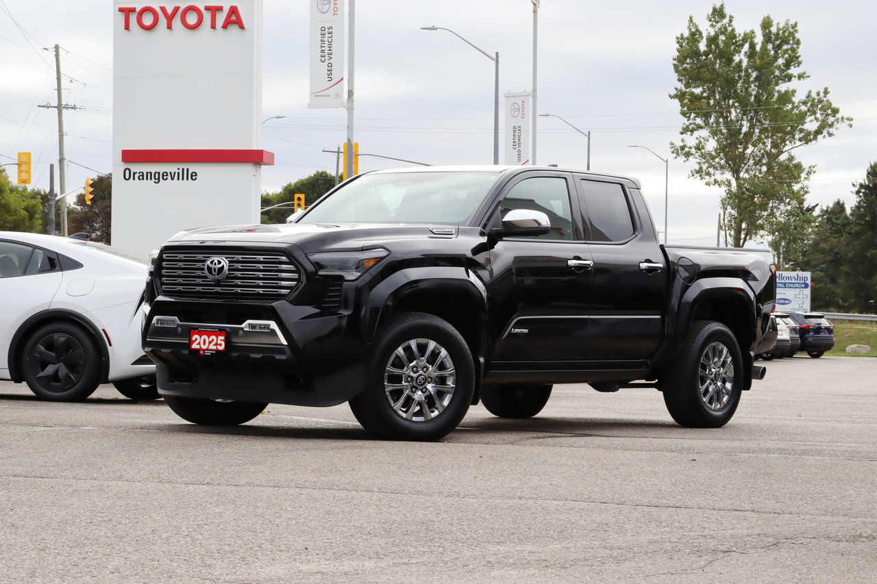 Black 2025 Toyota Tacoma Pickup Truck Four-Wheel Drive Automatic
