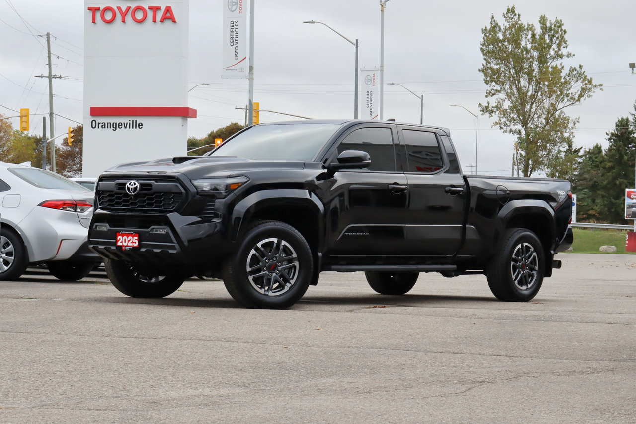 Black 2025 Toyota Tacoma Pickup Truck Four-Wheel Drive Automatic