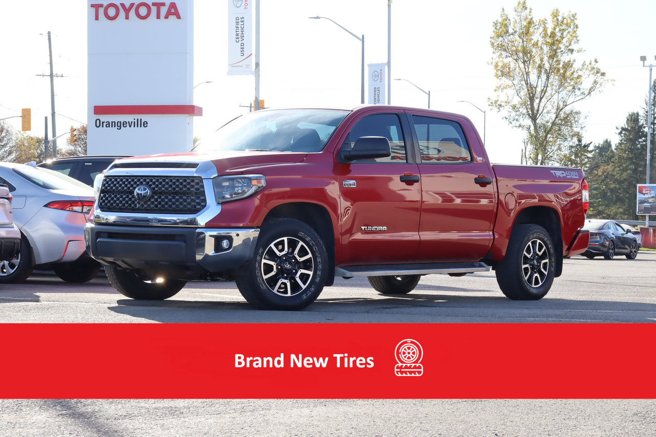 Barcelona Red Met 2021 Toyota Tundra Pickup Truck Four-Wheel Drive Automatic