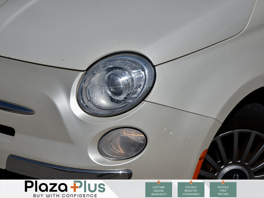 2012 Fiat 500 Lounge LOUNGE / LEATHER / POWER WINDOWS