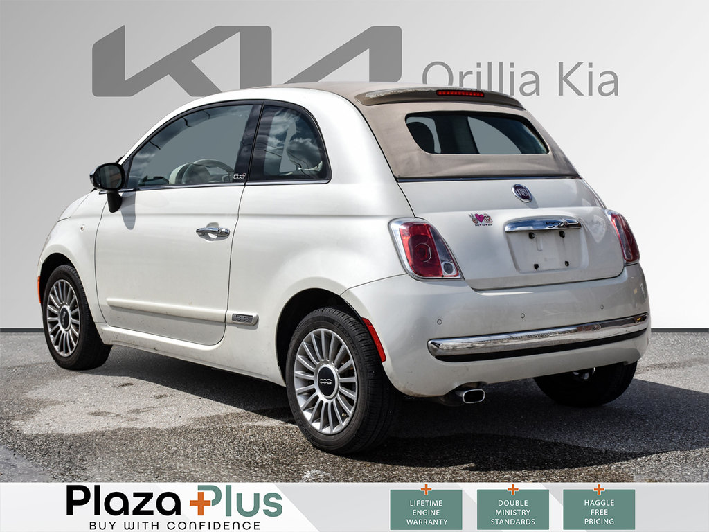 2012 Fiat 500 Lounge LOUNGE / LEATHER / POWER WINDOWS