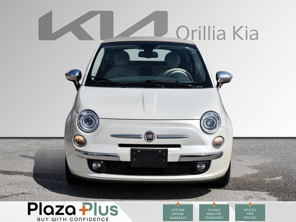 2012 Fiat 500 Lounge LOUNGE / LEATHER / POWER WINDOWS