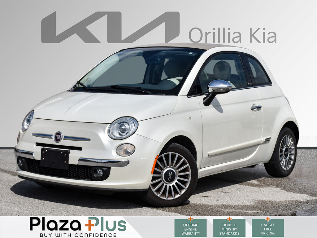 2012 Fiat 500 Lounge LOUNGE / LEATHER / POWER WINDOWS