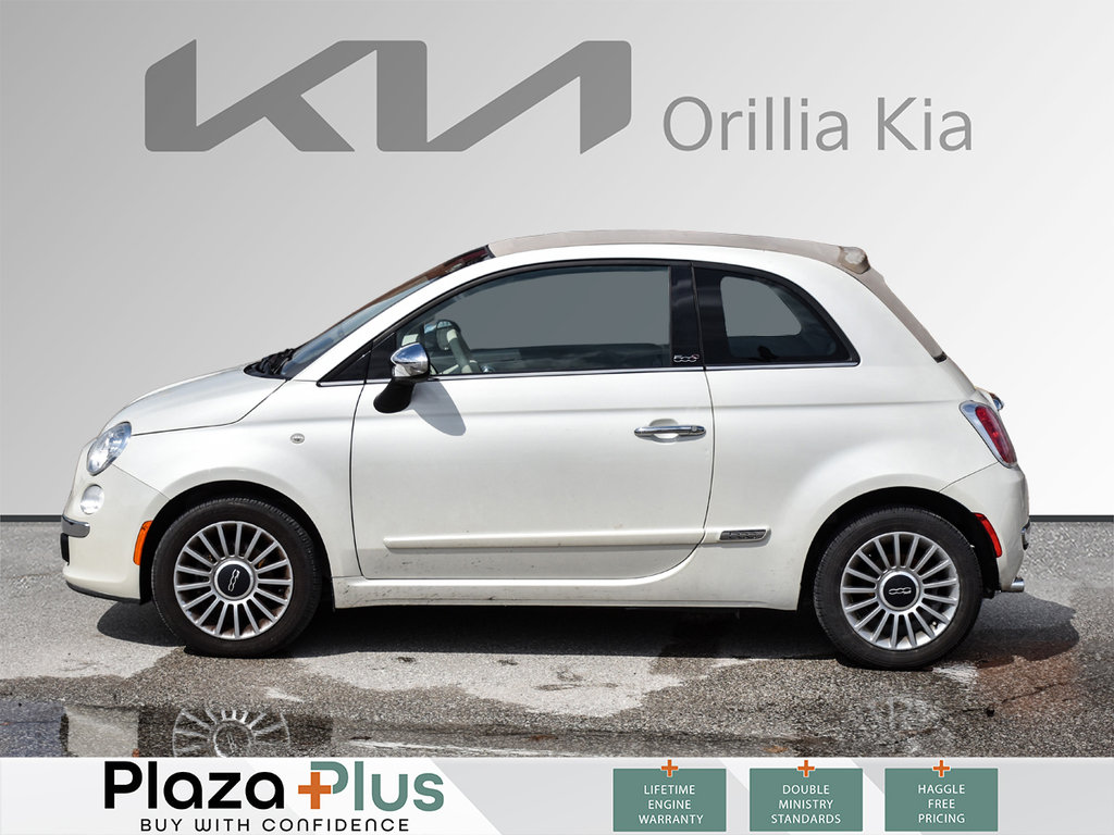 2012 Fiat 500 Lounge LOUNGE / LEATHER / POWER WINDOWS
