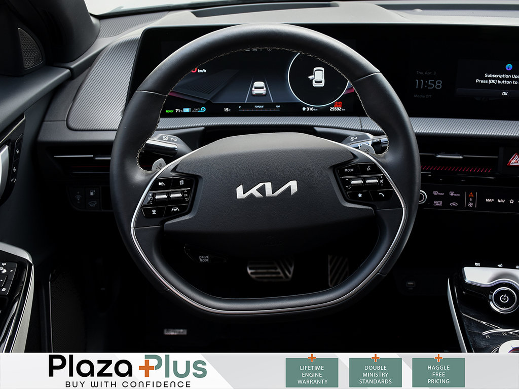 2024 Kia EV6 Land w/GT-Line Pkg 1 APPLE CARPLAY / ANDROID AUTO / HEATED SEATS
