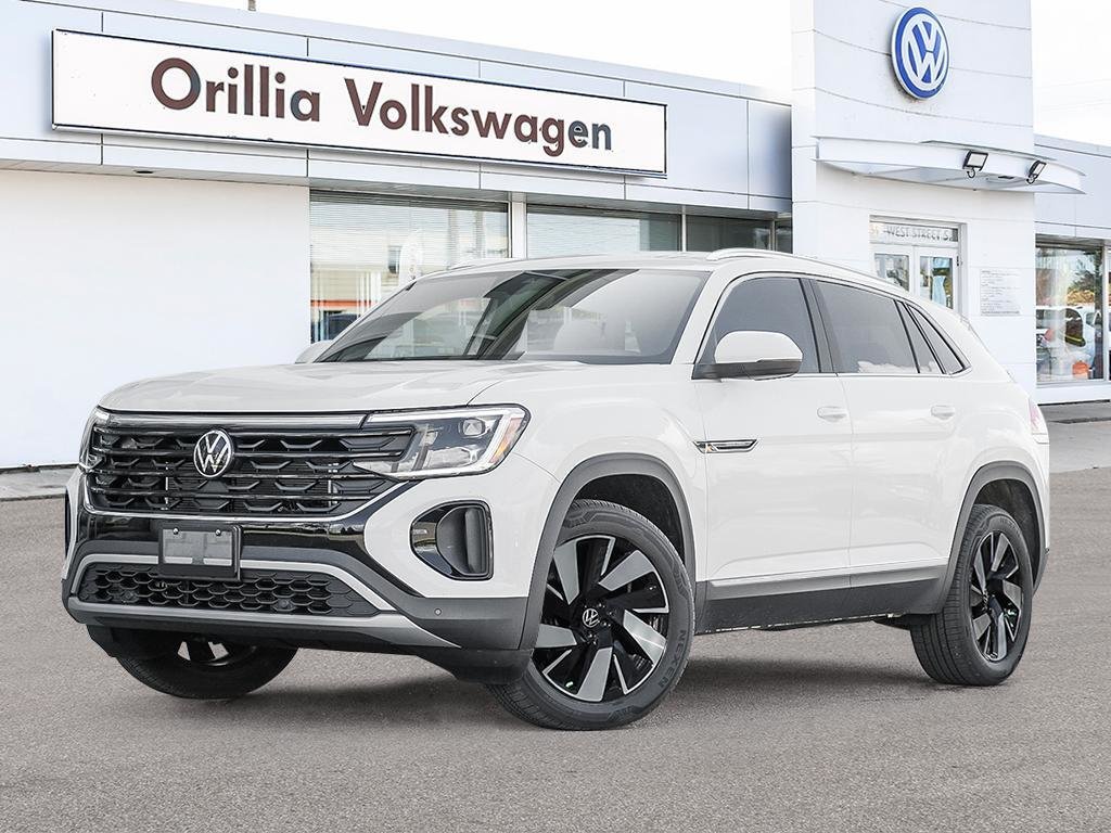 2025 Volkswagen Atlas Cross Sport Highline Black Wheel Package / Oryx White Pearl