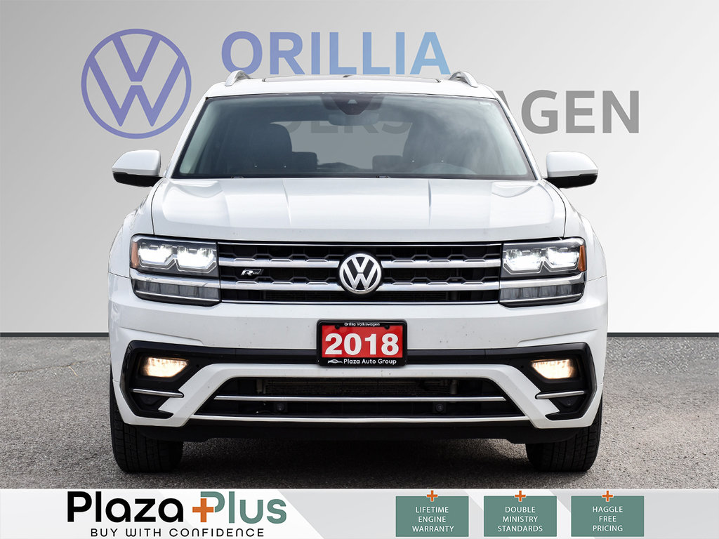 2018 Volkswagen Atlas Execline EXECLINE | BROWN LEATHER SEATS | PANO SUNROOF | 6 CYL | CAPTIANS CHAIRS