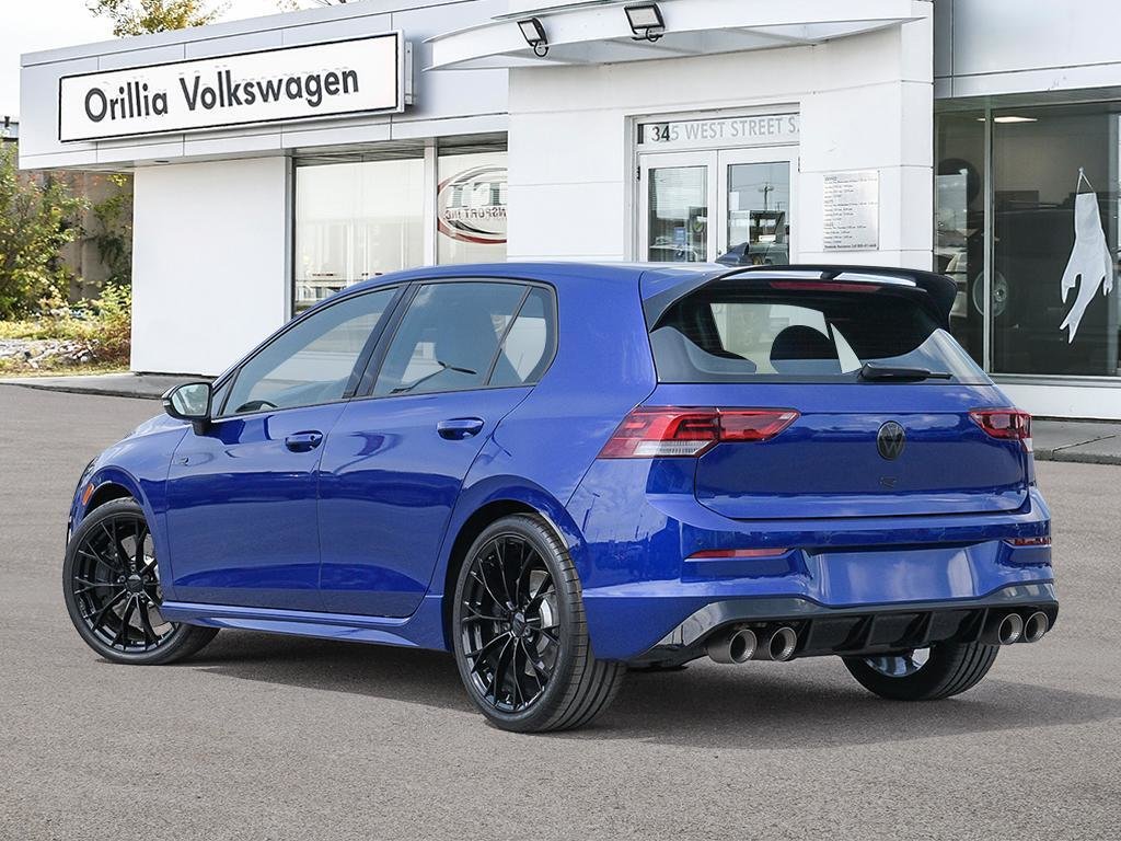 2025 Volkswagen Golf R Black Edition Akrapobic Exhaust / Lapiz Blue Metallic with Black Roof