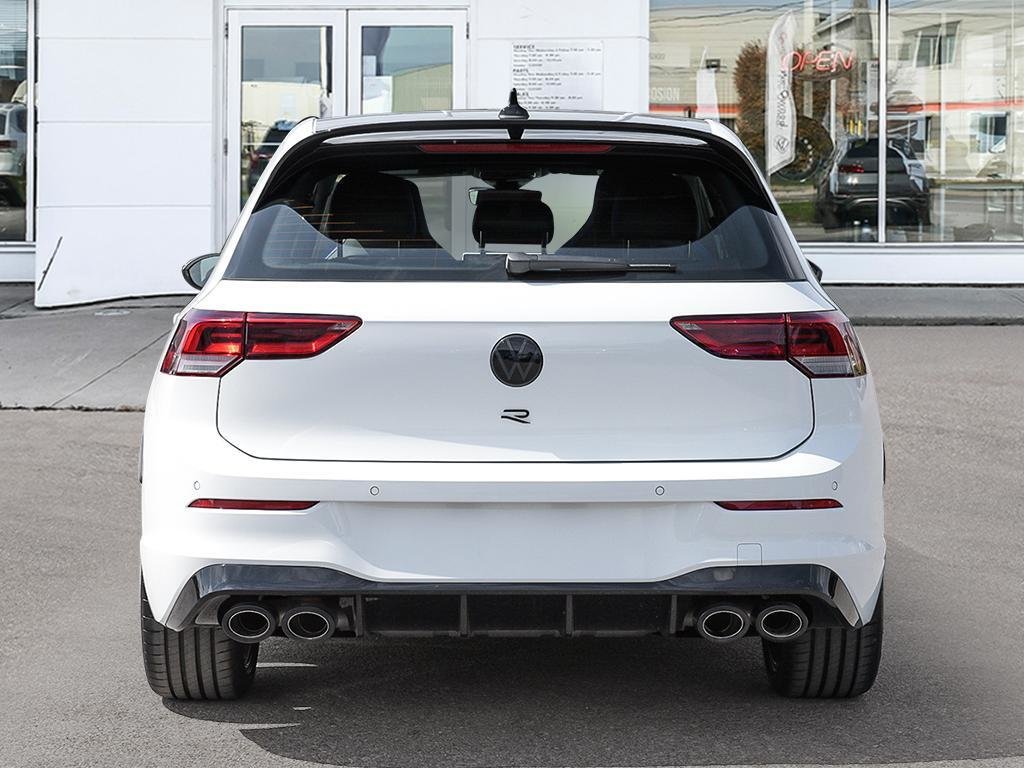 2025 Volkswagen Golf R Black Edition Akrapovic Exhaust / Pure White W Black Roof