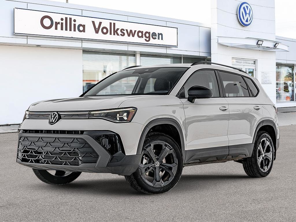2025 Volkswagen Taos Comfortline Black Edition No Options / Pure White