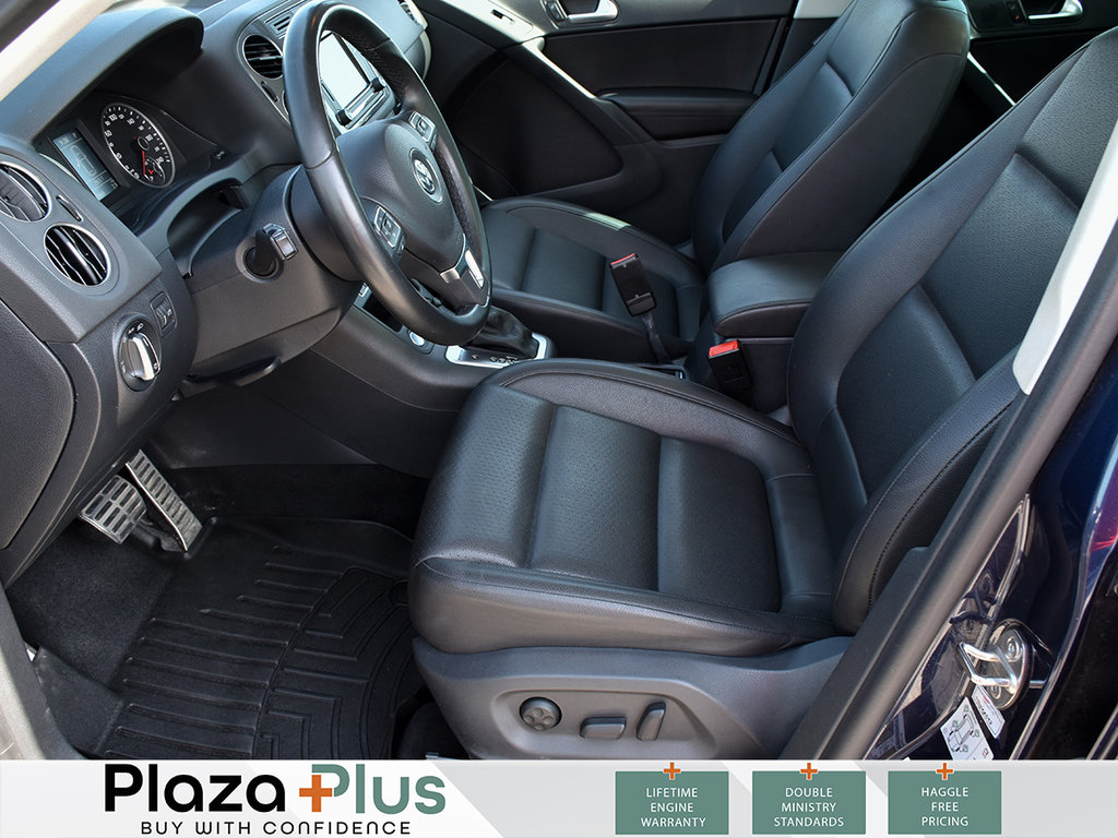 2017 Volkswagen Tiguan Wolfsburg Edition ONE OWNER CLEAN CARFAX | LEATHER SEATS | LOW KM!