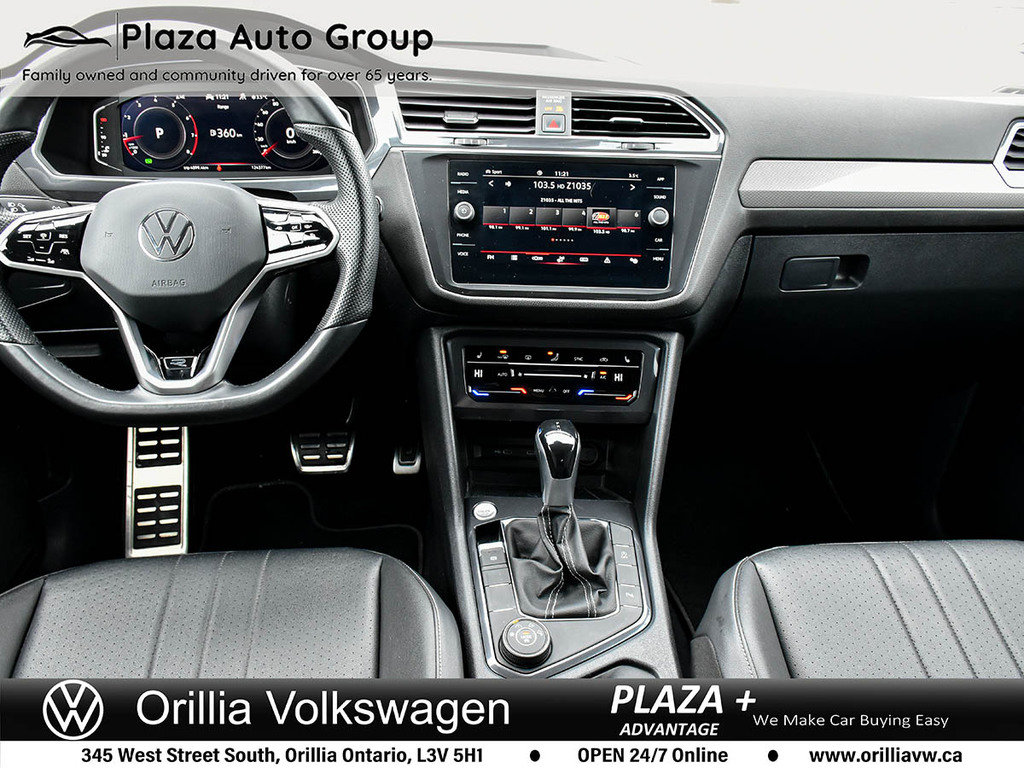 2022 Volkswagen Tiguan COMFORTLINE R-LINE BLACK EDITION HEATED LEATHER SEATS | PUSH BUTTON START | ADAPTIVE CRUISE CONTROL