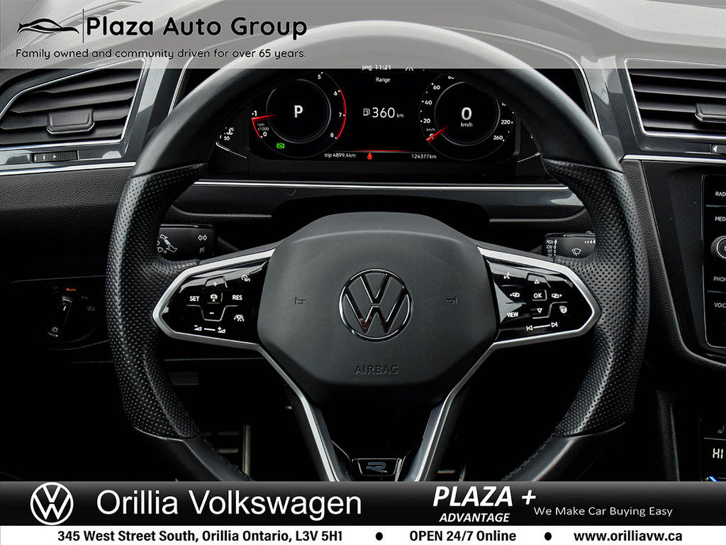 2022 Volkswagen Tiguan COMFORTLINE R-LINE BLACK EDITION HEATED LEATHER SEATS | PUSH BUTTON START | ADAPTIVE CRUISE CONTROL