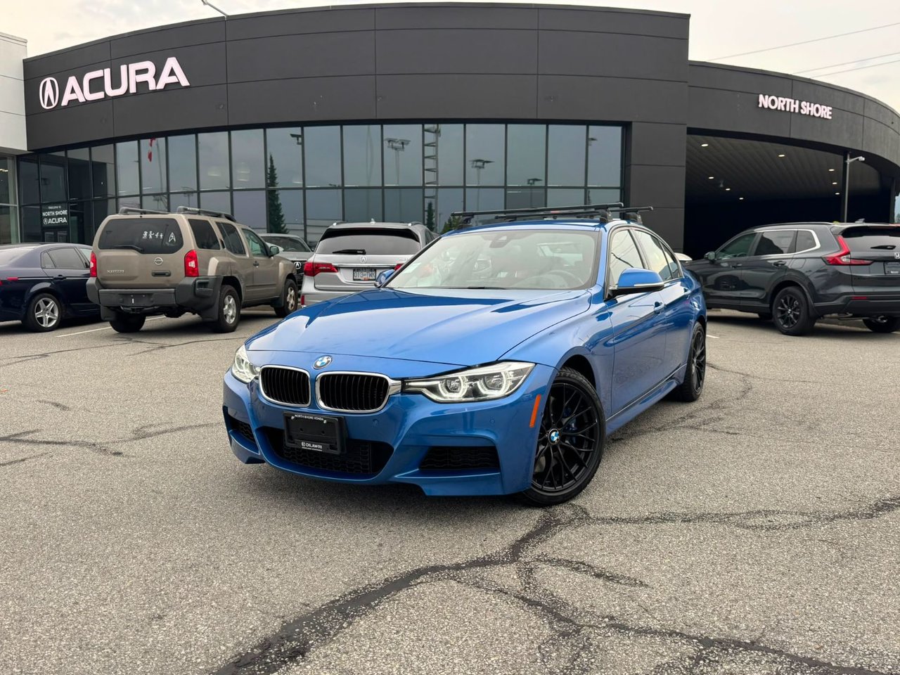 Blue 2017 BMW 3 Series Sedan All-Wheel Drive Automatic