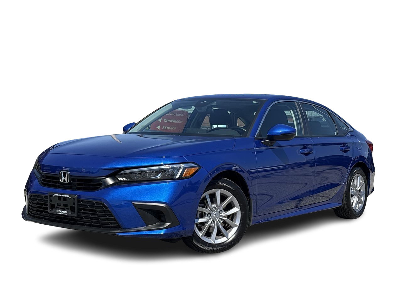 Aegean Blue Met 2022 Honda Civic Sedan Front-Wheel Drive Automatic