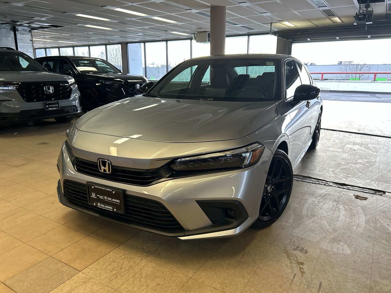 Lunar Silver Metallic 2024 Honda Civic Sedan Front-Wheel Drive Automatic