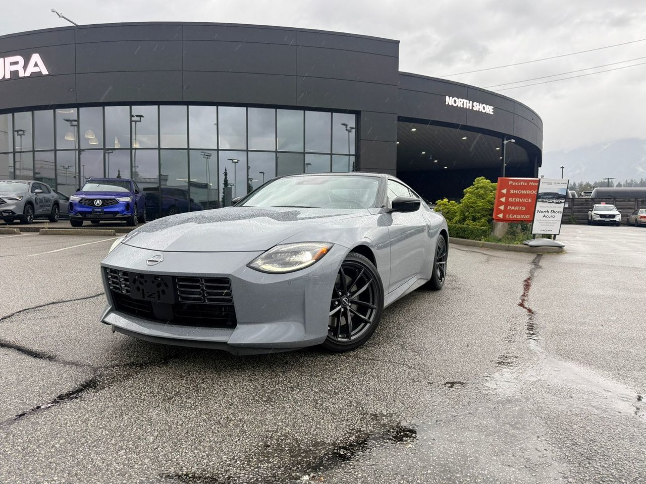 Gray (Two-Tone Boulder Grey/Super Black) 2023 Nissan Z Coupe Rear-Wheel Drive Manual