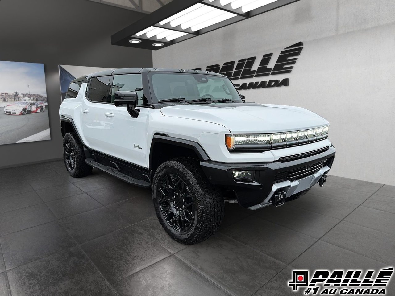 Interstellar White 2026 GMC Hummer EV SUV 2X AWD SUV / Crossover All-Wheel Drive Automatic