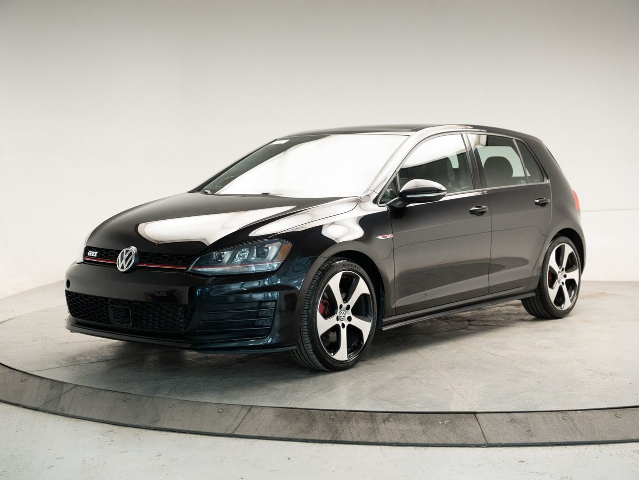 Black 2015 Volkswagen Golf GTI Hatchback Front-Wheel Drive Automatic