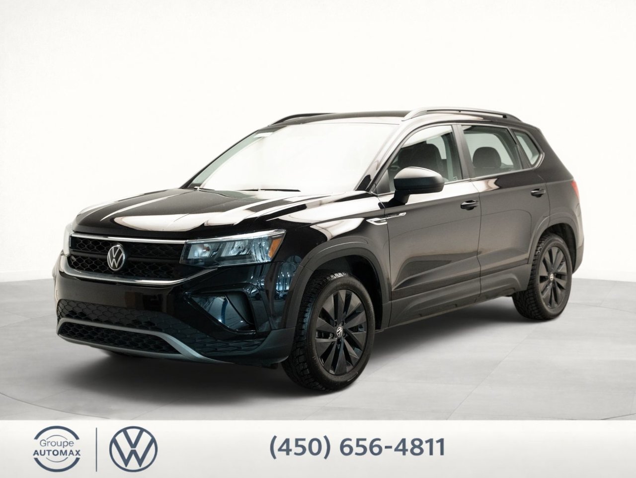Deep Black Pearl 2022 Volkswagen Taos Trendline 4Motion SUV / Crossover Automatic