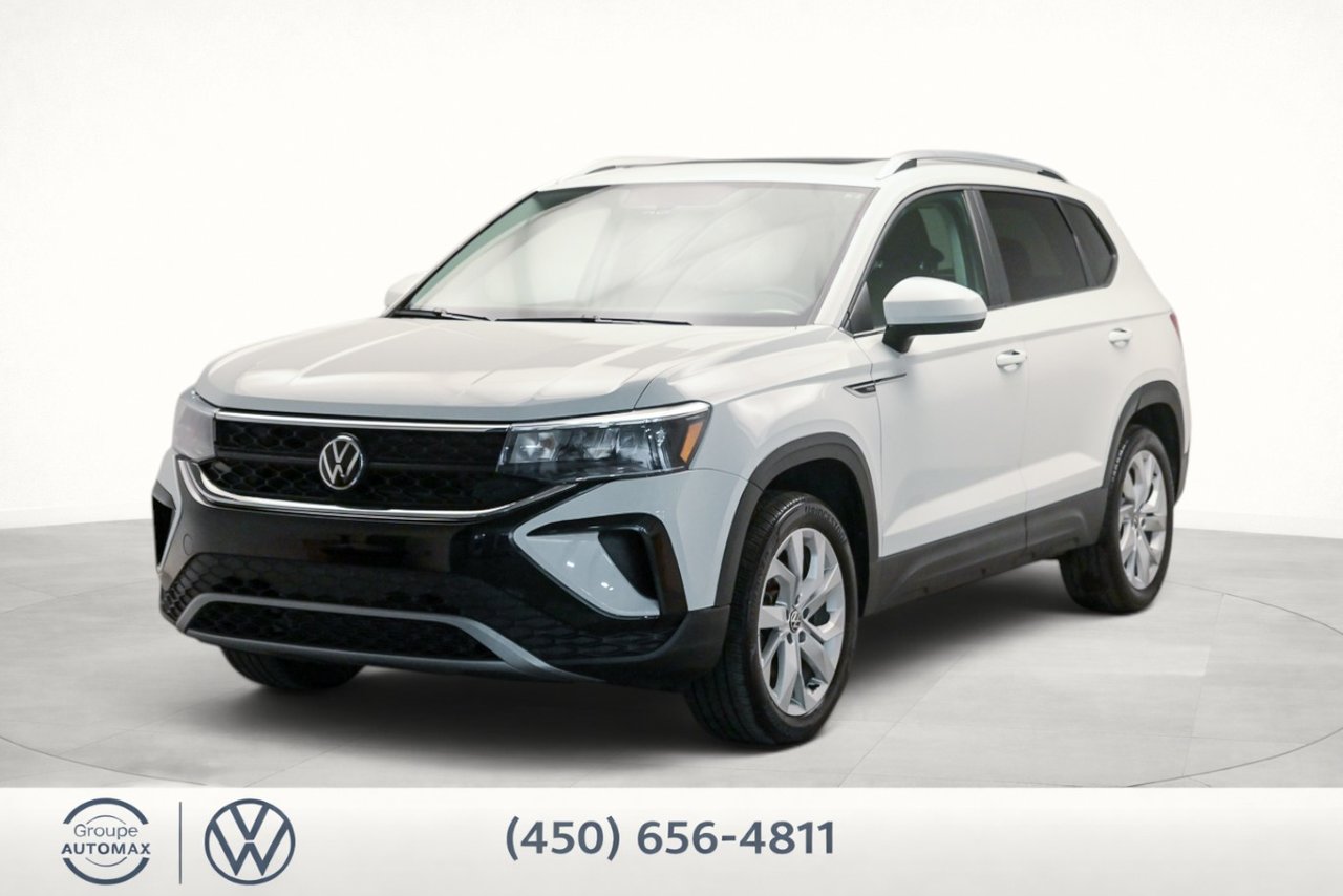Pure White 2022 Volkswagen Taos SUV / Crossover Automatic