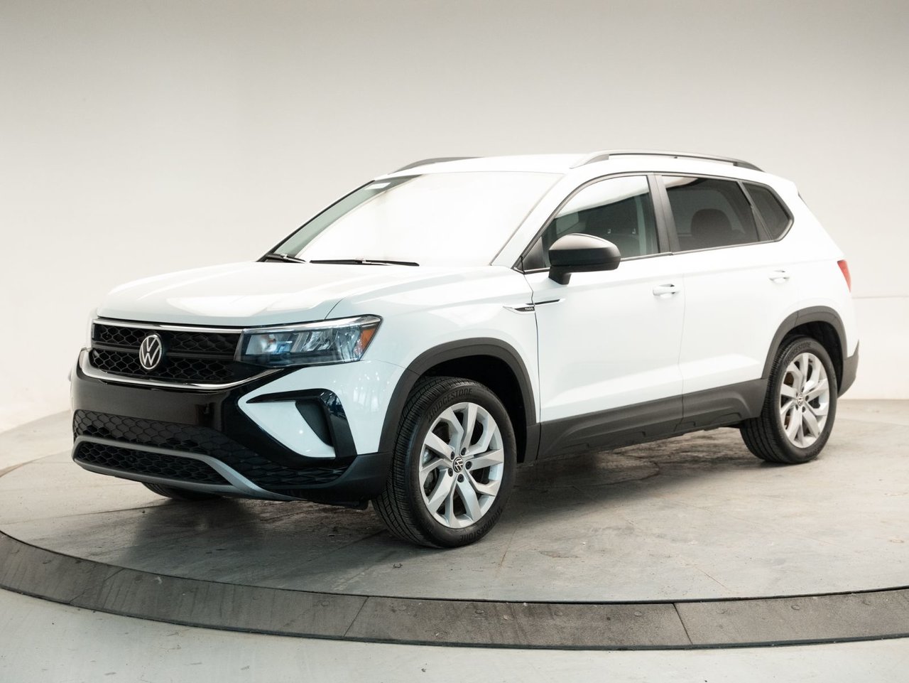 Pure White 2023 Volkswagen Taos SUV / Crossover Automatic