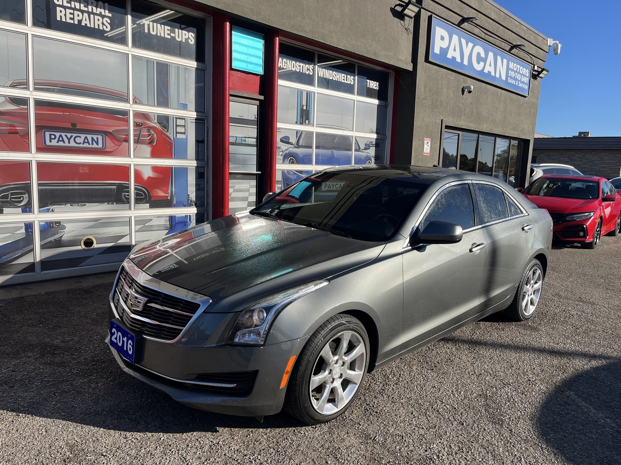 Gray 2016 Cadillac ATS Sedan All-Wheel Drive Automatic
