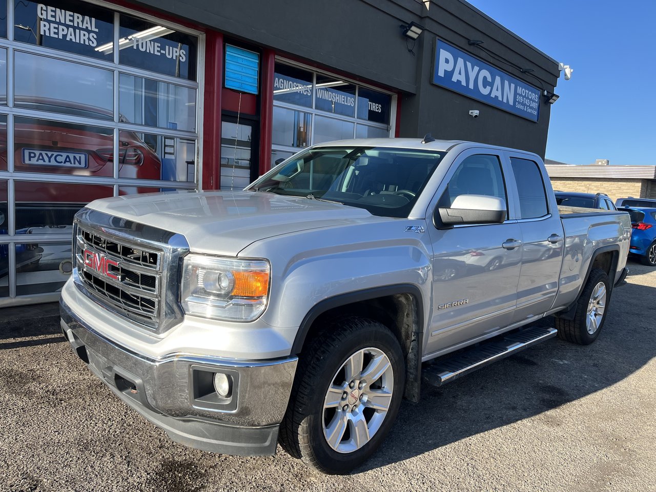 Gray 2014 GMC Sierra 1500 Pickup Truck Four-Wheel Drive Automatic