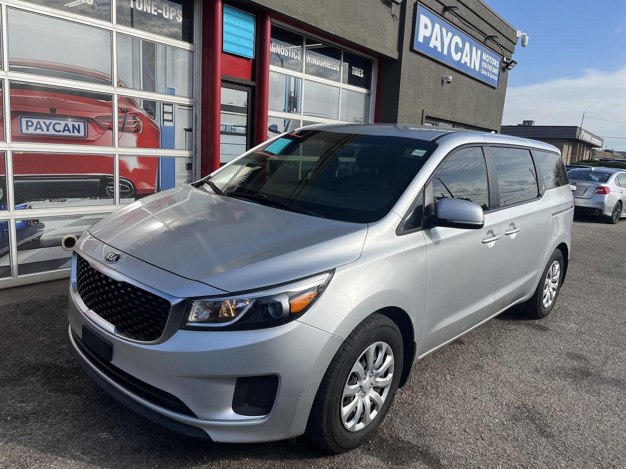 Gray 2017 Kia Sedona Minivan Front-Wheel Drive Automatic