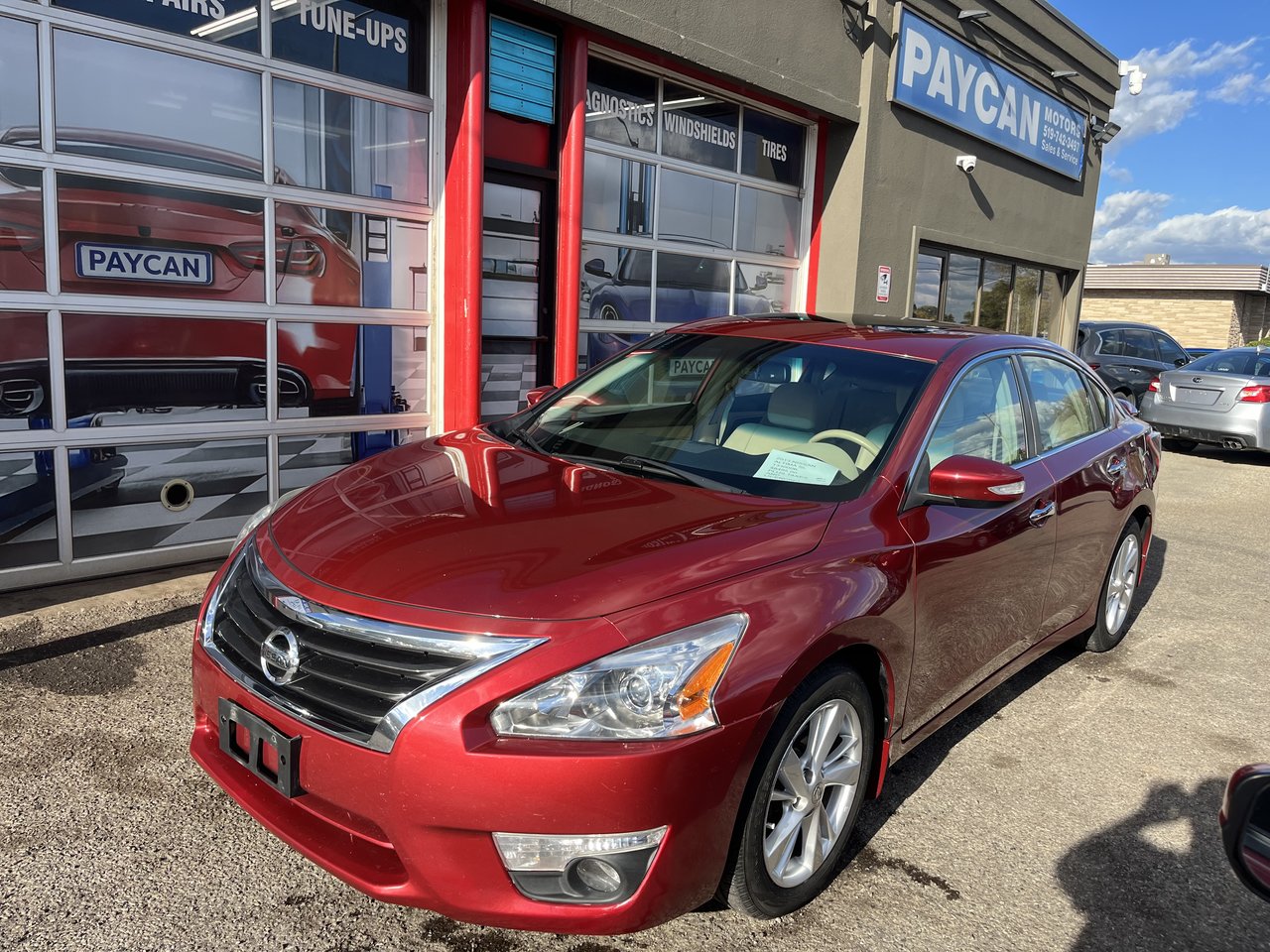 Red (Burgundy) 2013 Nissan Altima Sedan Front-Wheel Drive Automatic