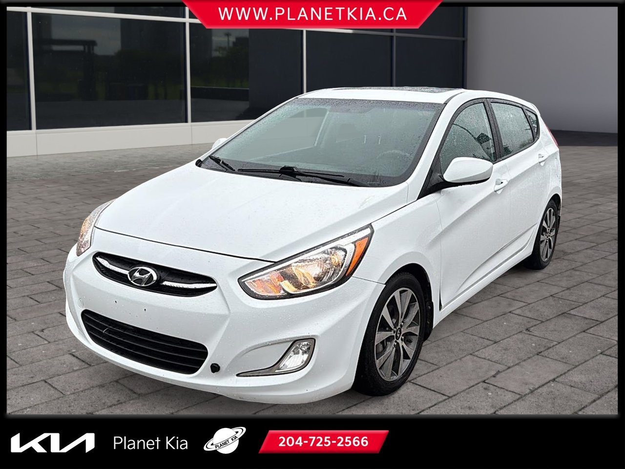 GLACIER WHITE 2016 Hyundai Accent Hatchback Front-Wheel Drive Automatic