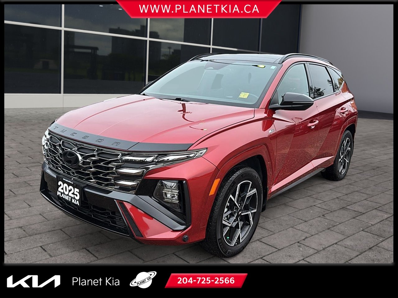 Red 2025 Hyundai Tucson Hybrid SUV / Crossover All-Wheel Drive Automatic