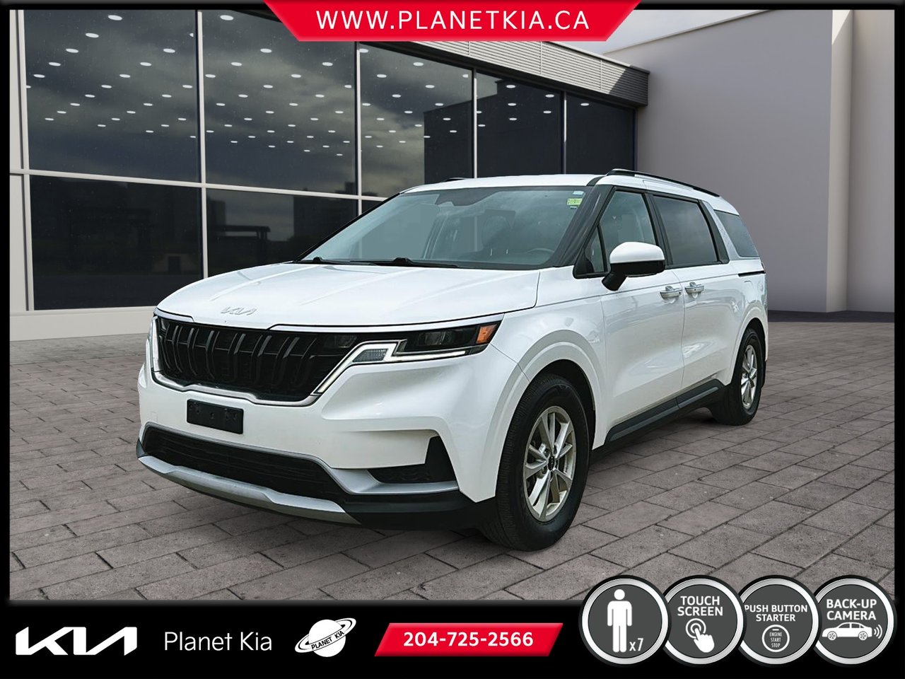 White 2024 Kia Carnival Minivan Automatic