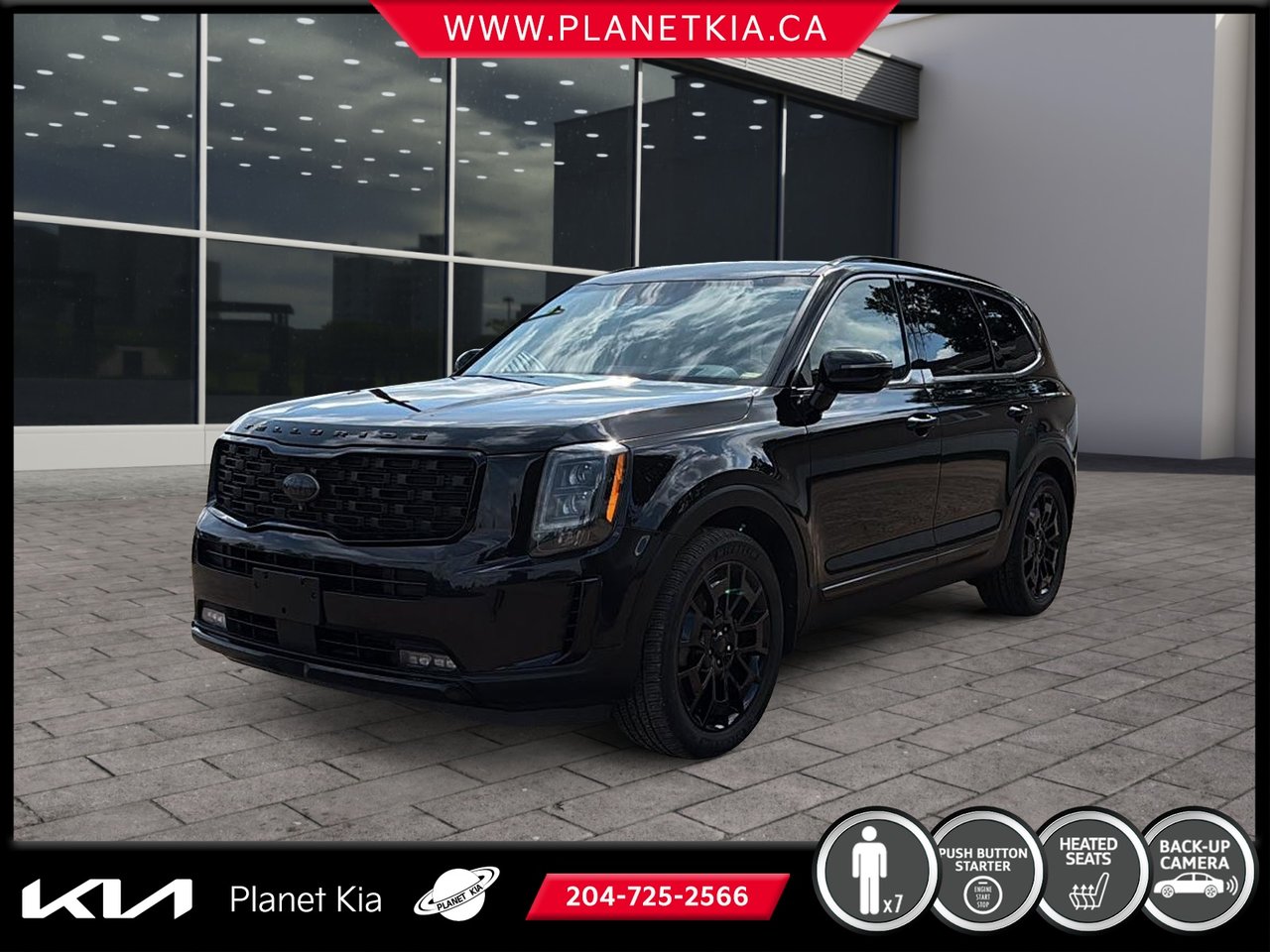 Black 2021 Kia Telluride SUV / Crossover All-Wheel Drive Automatic
