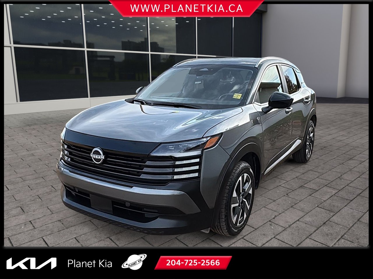 Gray (GREY/BLACK, SYNTHETIC LEATHER SEAT TRIM) 2026 Nissan Kicks SUV / Crossover All-Wheel Drive