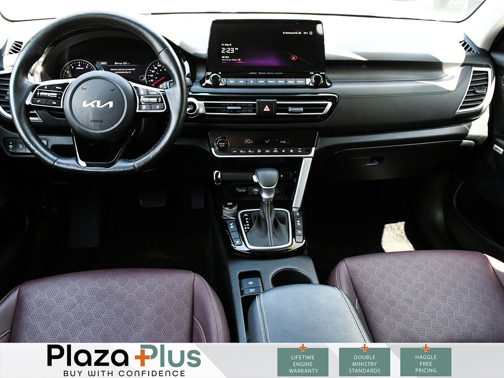 2023 Kia Seltos SX Turbo CPO | Lane Keep Assist | Blind Spot Monitor | Apple Carplay | Android Auto | Backup Camera
